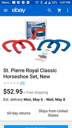 Horseshoes set / great summer fun