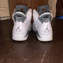 Jordan 6’s White And Gray 