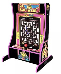 Arcade1Up 10 Game PartyCade Plus Portable Home Arcade Machine/Ms Pac-Man