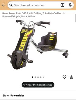 Electric Powered Tricycle