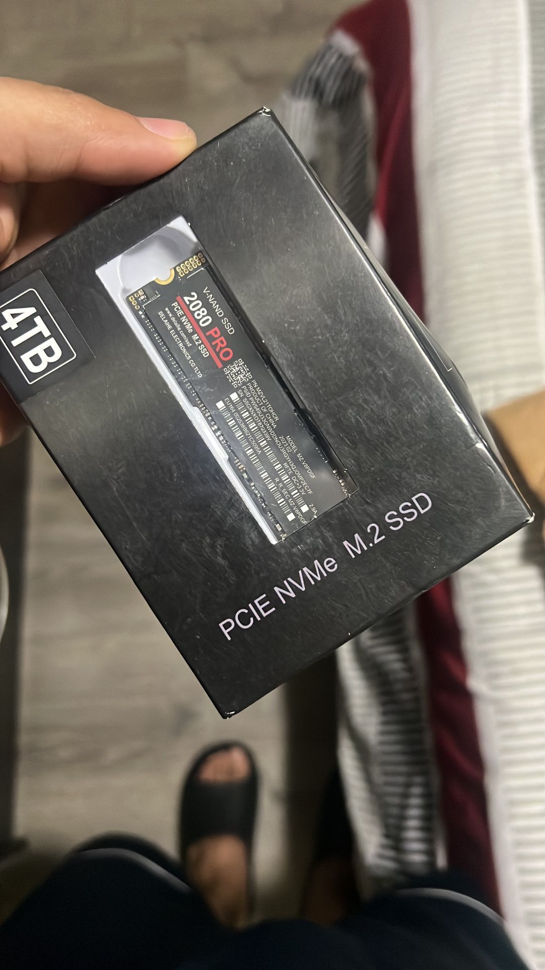 Samsung 990 PRO 4TB NVMe M.2 SSD.