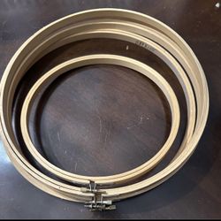 Vintage embroidery hoops