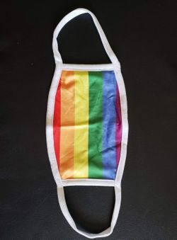 Rainbow Washable Face cover mask