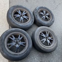 4 — 195/65r15 5x3.94 5x100 Stock Subaru Wrx Crosstrek Forester Impreza Prius Wheels Rims Tires !!!!