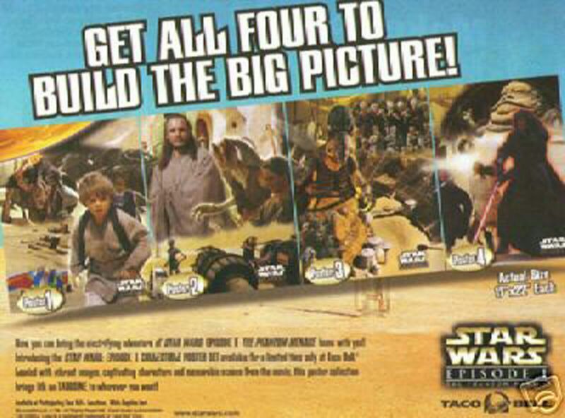 Star wars taco bell posters