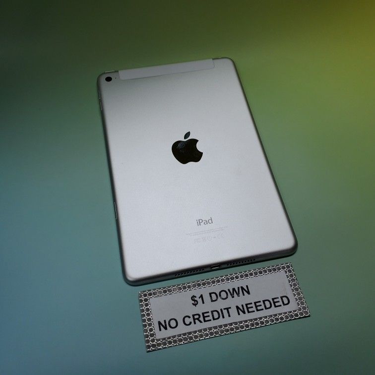Apple IPad Mini 4 Tablet - Only $1 Today Pay The Rest Later! 