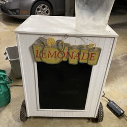 Lemonaid Stand On Wheels - With A Few Supplies