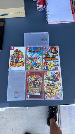 Nitendo switch games.