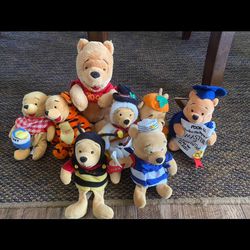 Winnie The Pooh Stuffed Animal Collection 