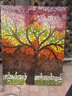 Fall/Tree Glass Mosaic