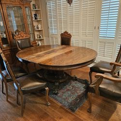 Antique Dining Table Set