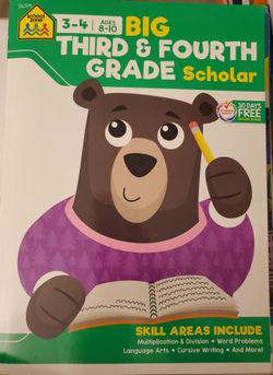 Big Third & Fourth Grade Scholar (I have 2)