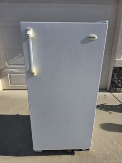 9 Cu. Ft. Upright Frigidaire Freezer – Works Perfect & Freezes Fast!