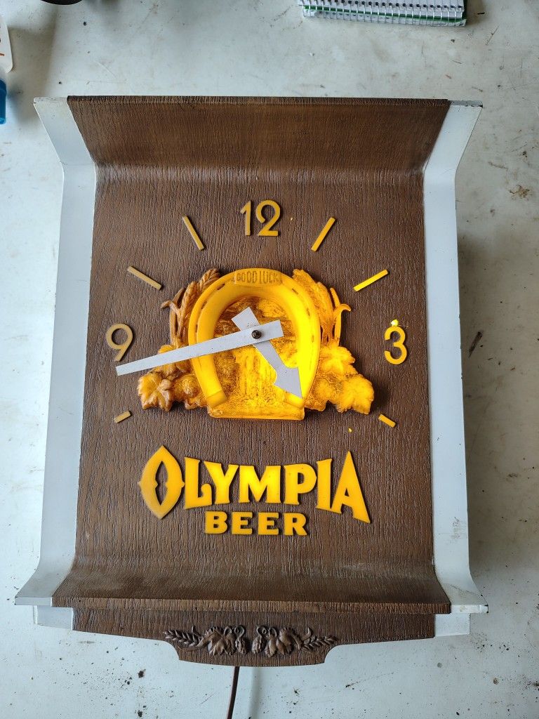 Olympia Beer Clock