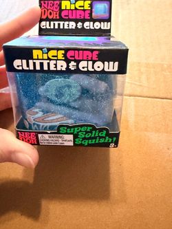 Schylling Needoh Nice Cube Glitter and Glow