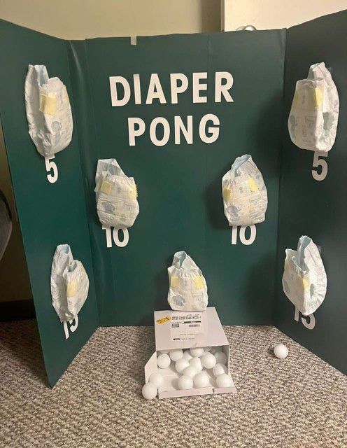 Diaper Pong Game
