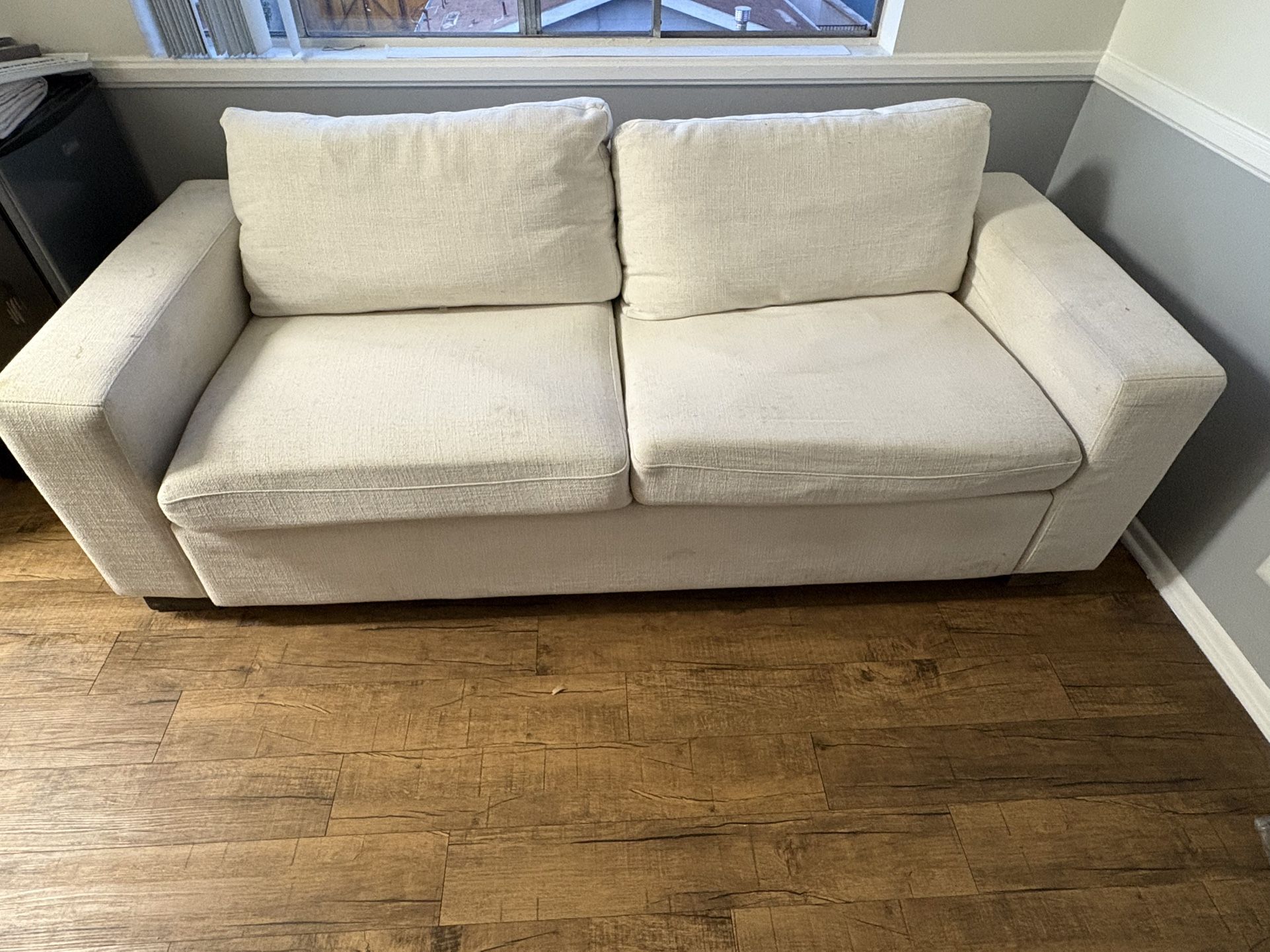70inch White Sofa