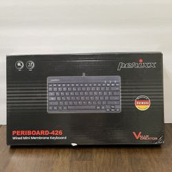 Perixx Wired Mini Membrane Keyboard - PERIBOARD-426