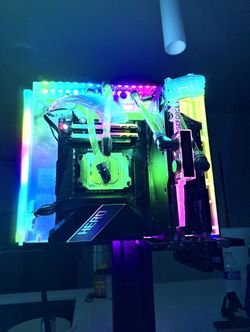 Liquid Water Cooling Gaming PC Desktop — Ryzen 9 5900X / RTX 3080 / 64GB DDR4 / 2TB SSD