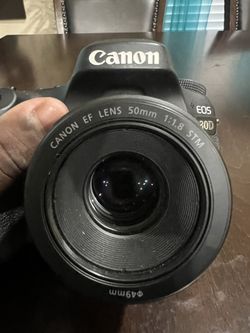 Cannon 80D Camera W/ 50mm and ESF 55-250mm Lens for Sale in Houston, TX -  OfferUp