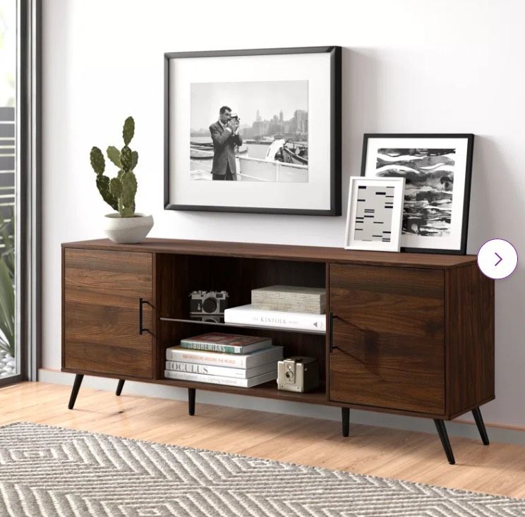 Bulhary 60" 2-Door TV Stand for TVs up to 65"