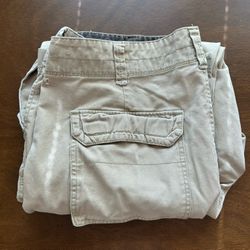 Khaki Cargo Pants - Super Baggy - Men’s