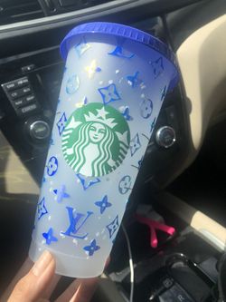 Custom Starbucks color changing cups