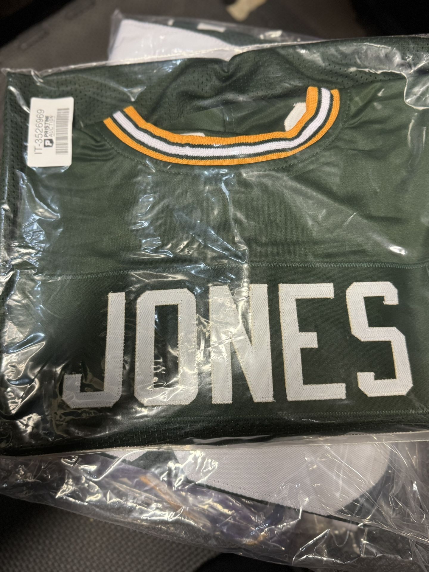 Aaron jones Autographed Packers Jersey