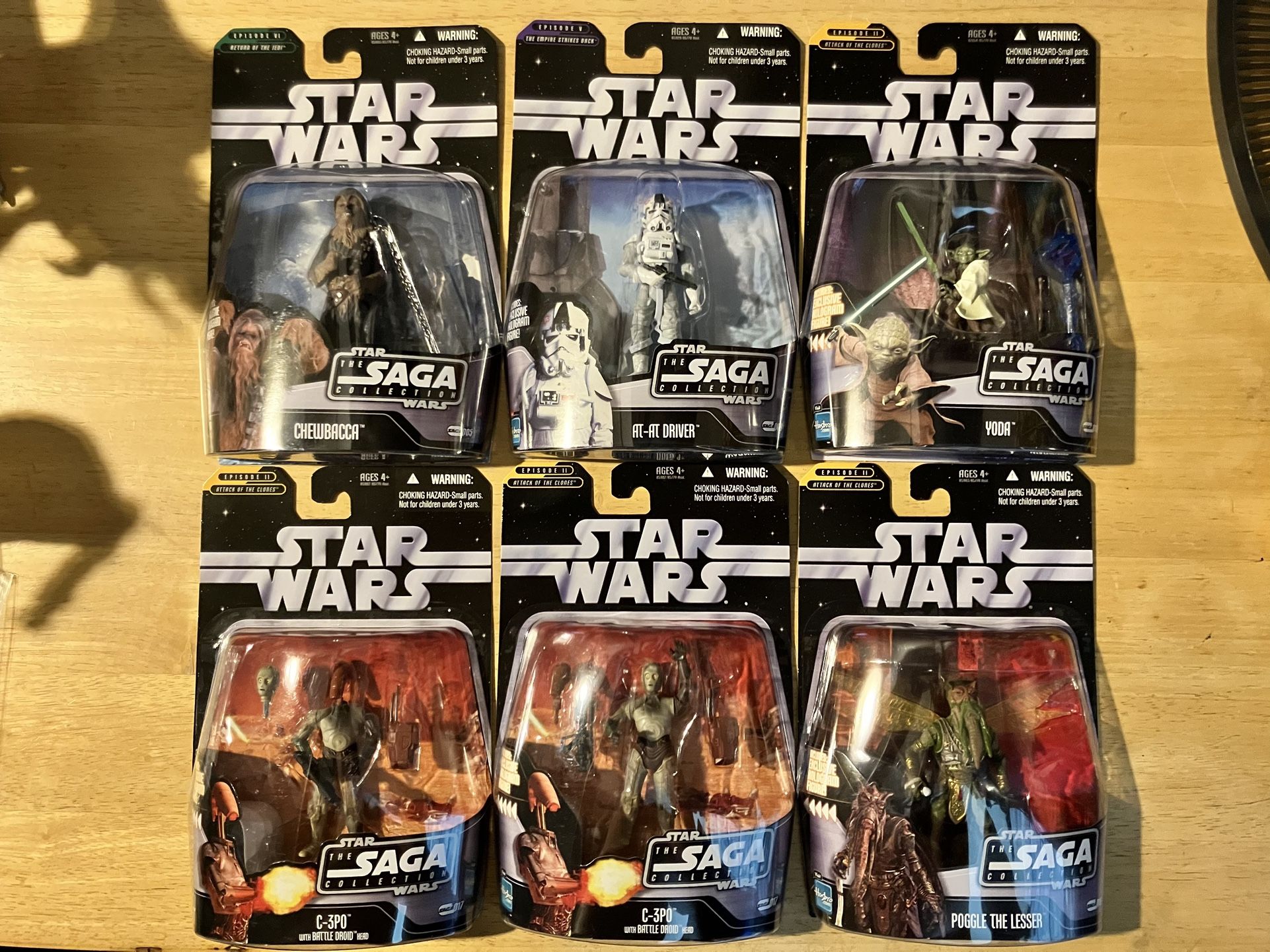 Star Wars The Saga Collection MOC Action Figures