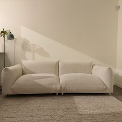 Cream Sofa Couch ($400 If Picked Up This Week) 