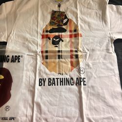 White Bape Tee