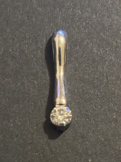 14K WHITE GOLD DIAMOND PENDANT