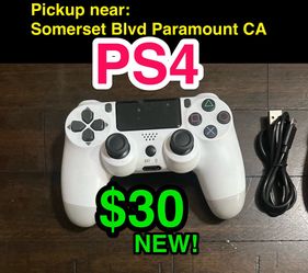 NEW Wireless PS4 Controller • Playstation 4 Console Accessory Dual Vibration • White