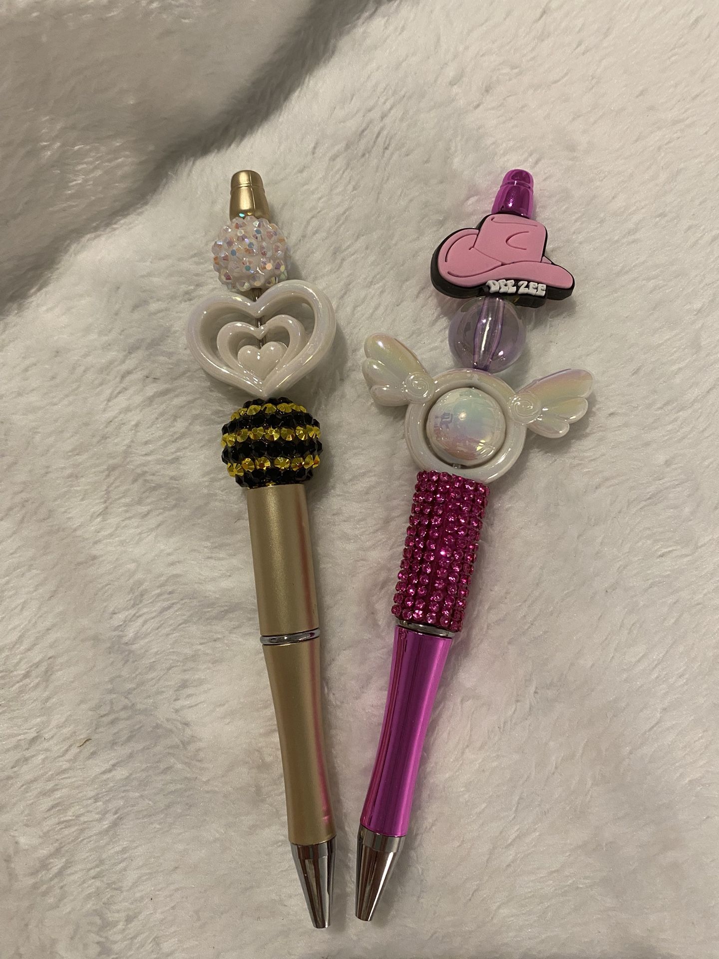 Set Of 2 Beaded Pens