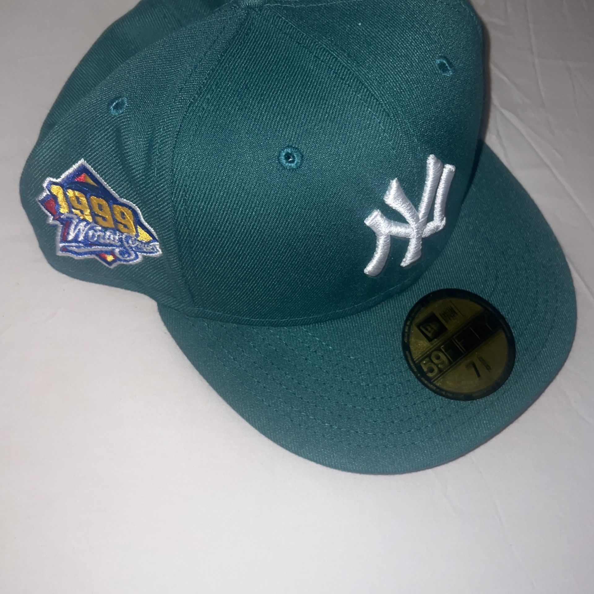 Green Yankees Fitted Hat