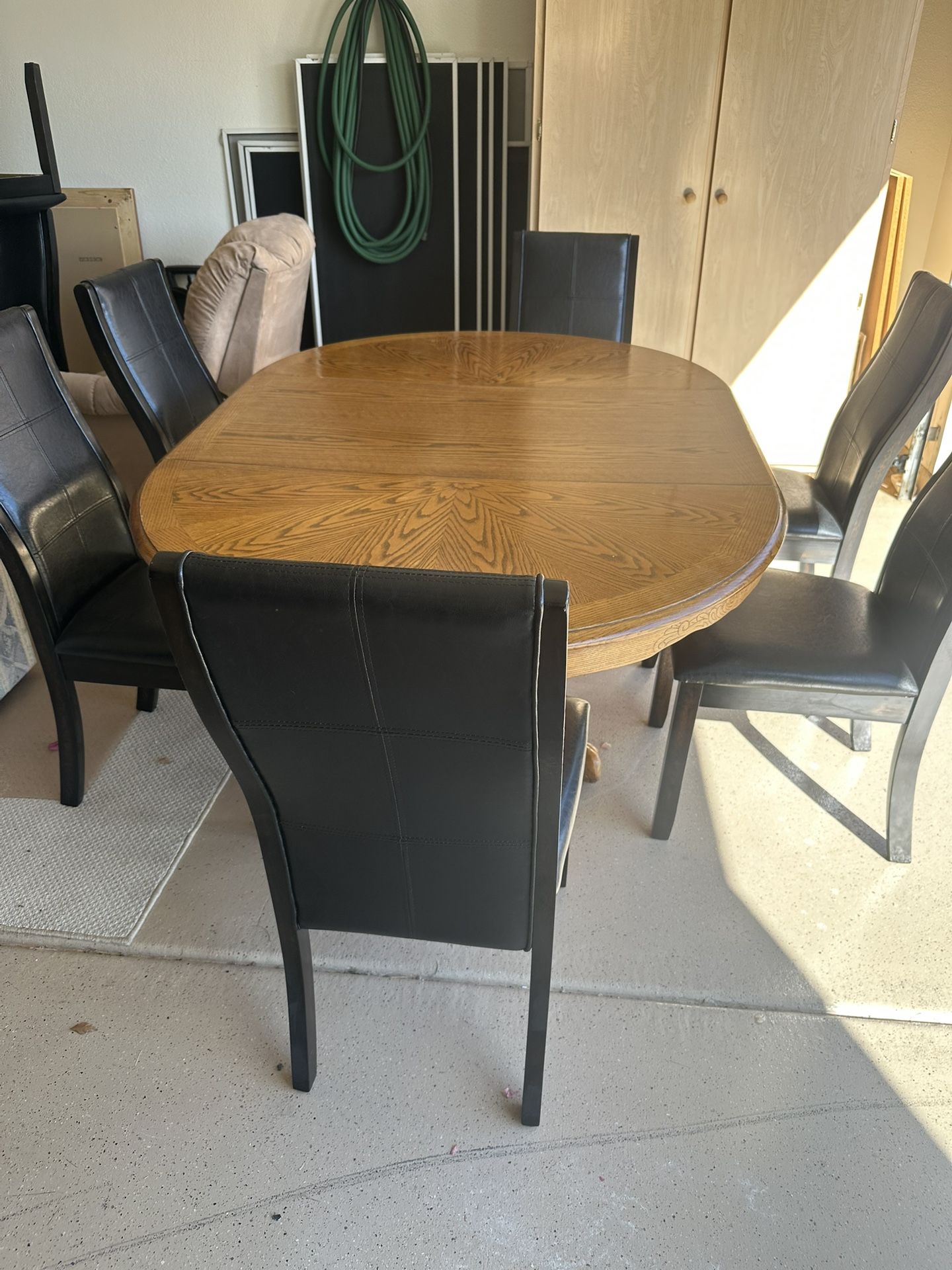 Oak Oval Dining Table