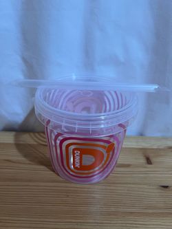 Dunkin Donuts Limited Edition 48 Oz Drink Bucket Cup & Straw Used Good Condition $45 Meet Up In Irving @dfwgoods