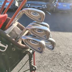 Golf Clubs! Men's Left Handed Complete Set! Callaway & Ping!