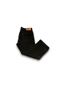 Levi’s 501 Original Straight Button-fly Denim Jeans Size 40x29 Black