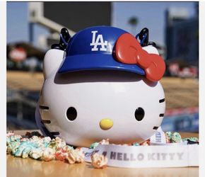 Hello Kitty x LA Dodgers Souvenir Popcorn Bucket