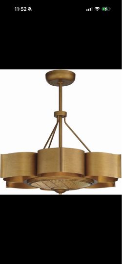 Savoy House 39-FD-125-54 Stockholm 6-Light Fan D'Lier in Gold Patina