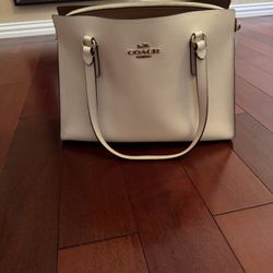 Coach Cream Colored Tote