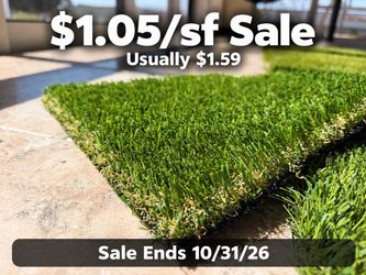 New 15x100 Foot Roll - Artificial Grass Turf
