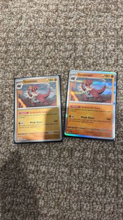 Pokemon Tyrantrum Duo reverse holo/regular holo