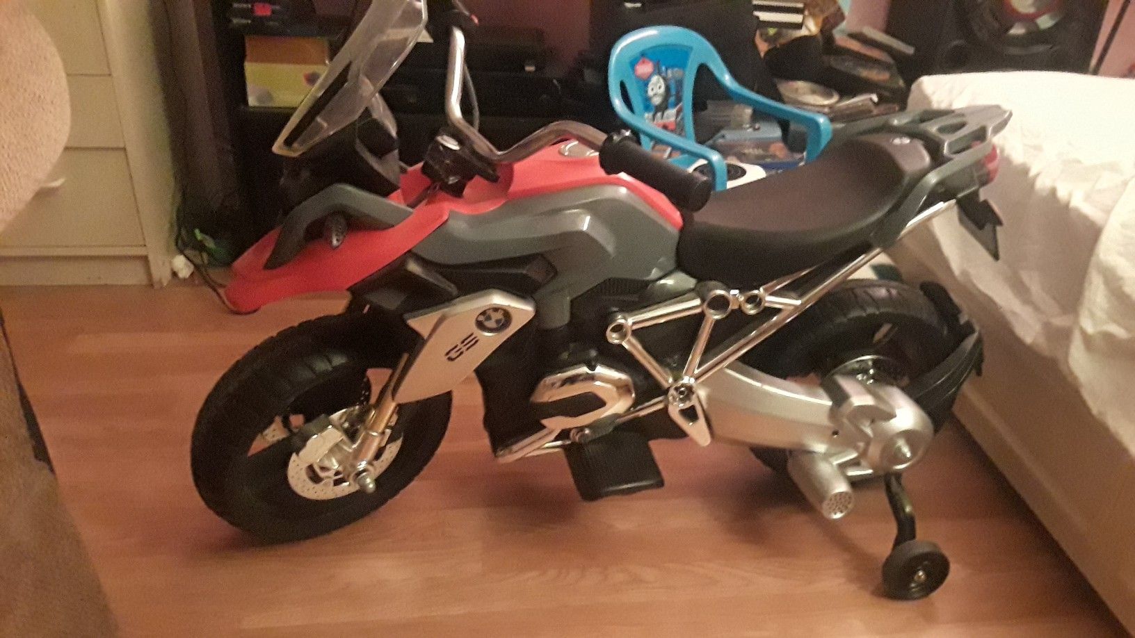 Kid's BMW motorcycle