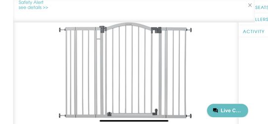 Summer brand walk through gate for kids or dogs