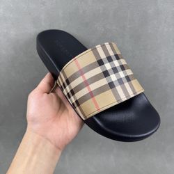 Burberry slides
