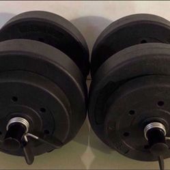 40lb Adjustable Dumbbells 