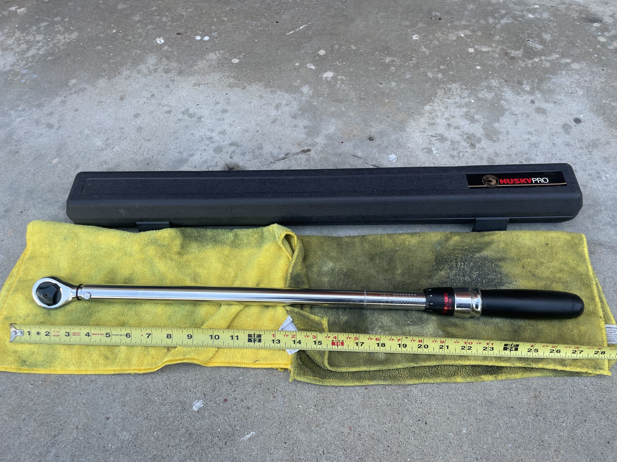 Torque Wrench Husky 39104 50 ft. lbs. to 250 ft. lbs. 1/2 in. Paid $120