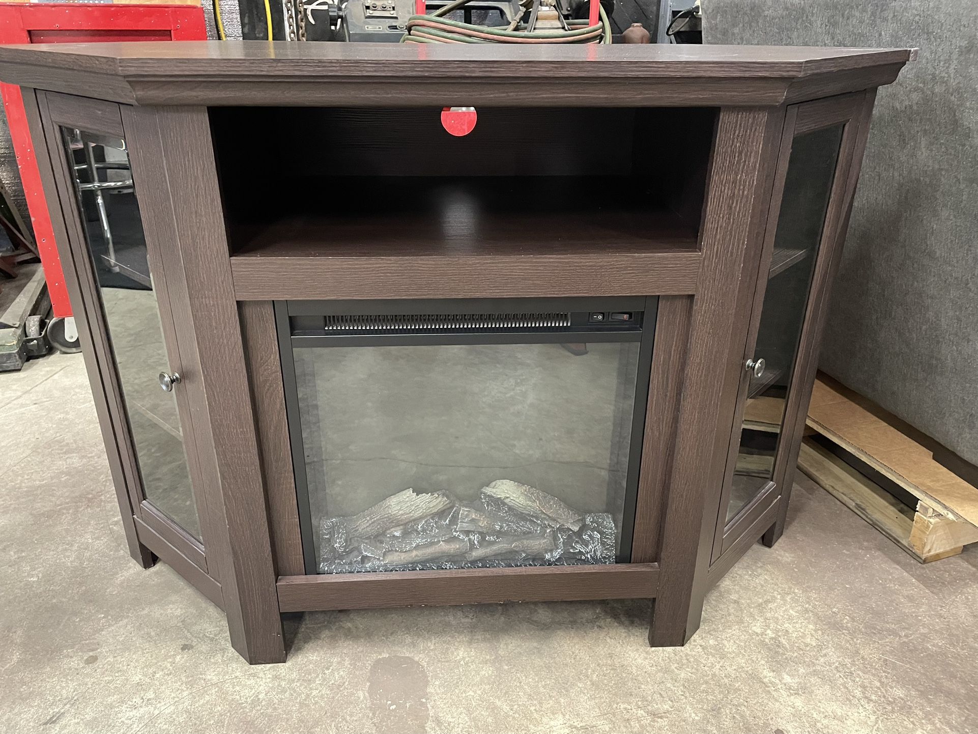 48” Media Console With Electric Fireplace 